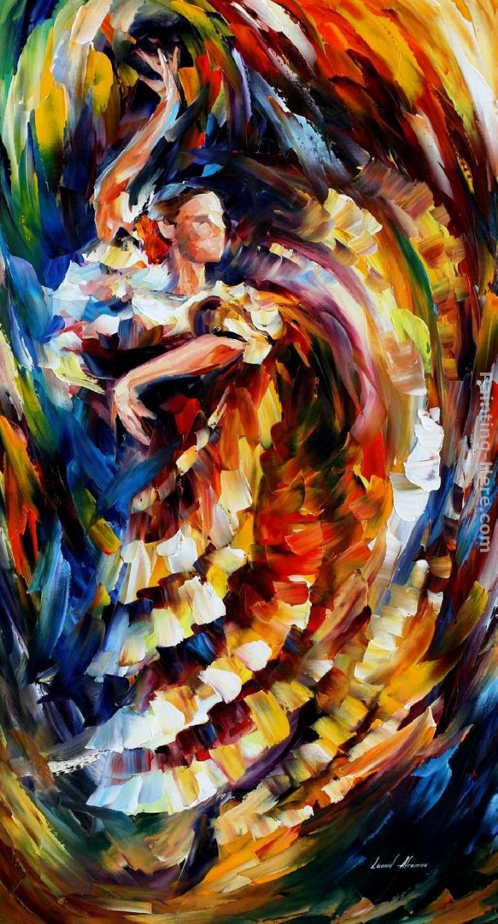 Leonid Afremov PASSIONATE FLAMENCO